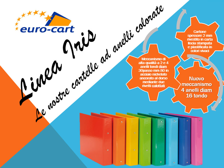 euro-cart cartelle colorate linea iris