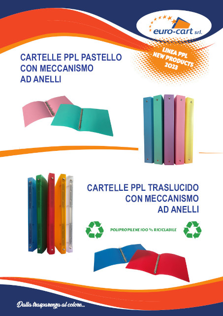 scarica volantino Cartelle PPL Pastello e Traslucido