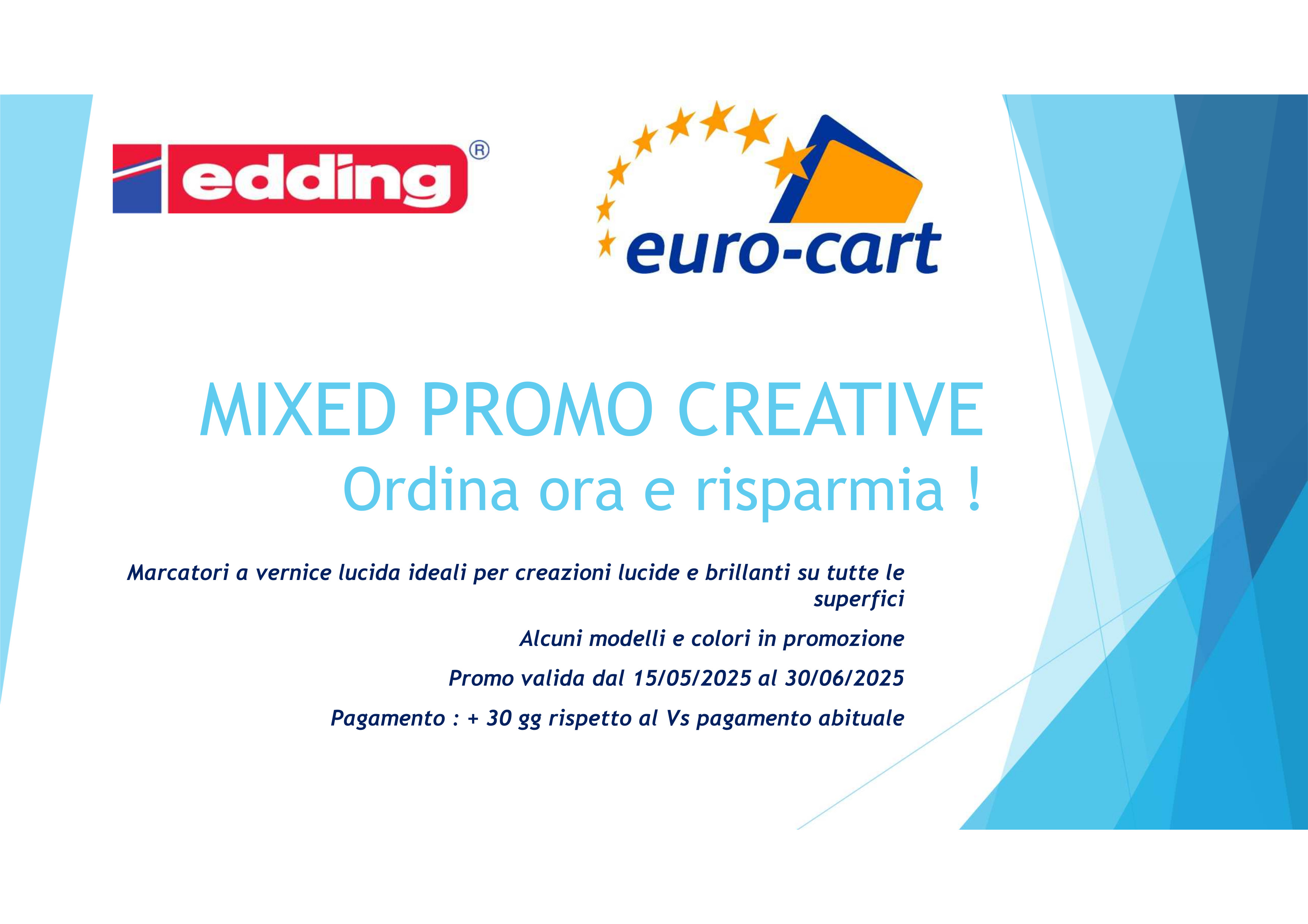 Promozione Edding MIXED PROMO CREATIVE
